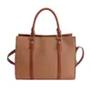 Bolsa Feminina Estilo Novo 2026, Moda de Nicho, Simples e Estilosa, Bolsa Tote de Grande Capacidade, Bolsa de Ombro Feminina da Moda em Cor Sólida