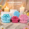 Recuerdos de Boda Transfronterizos para Recién Casados, Molde de Silicona para Vela Aromática, Piedra Difusora de Aroma Grande, Molde de Silicona de Cisne Pareja