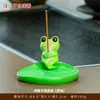 Soporte para Incienso con Animales de Dibujos Animados Creativos y Lindos Quemador de Incienso Adorno para Mesa de Té de Oficina Arena de Agarwood Sándalo Soporte para Incienso Zen Decoración