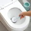 Cepillo para Inodoro Doméstico Sin Ángulos Muertos Cepillo para Lavar y Fregar Inodoro Juego de Cepillos para Montar en la Pared Artefacto para Inodoro de Sentadillas Cepillo de Limpieza de Mango Largo
