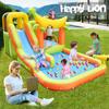 Trampolín inflable para niños, castillo inflable de dibujos animados, tobogán de piscina, juguete inflable para interiores y exteriores, castillo travieso para rebotar