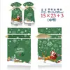 Bolsa de Dulces Navideños Bolsa Pequeña para Empaque de Regalos Bolsa de Regalo Navideño Bolsa para Manzanas Cubo de Cordón de Dibujos Animados Transfronterizo