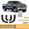 Adecuado para Chevrolet sorod silverado 2019-2024 cubierta de esquina inferior de puerta de coche guardabarros de llanta