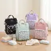 Nueva bolsa de mamá transfronteriza de gran capacidad, aislamiento de papel de aluminio, resistente al agua, bolsa para bebé multipropósito para viajar con niños