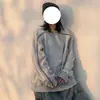 Moletom masculino, estilo primavera/outono, design retrô americano, tecido pesado, corte justo, design único, marca da moda, outerwear high-street europeu e americano