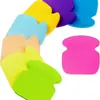 Vendas Diretas de Fábrica Transfronteiriças Notas Adesivas Criativas Estilo Ins em Formato de Coração Fluorescente em Estoque Notas Adesivas de Mensagem Que Podem Ser Descoladas e Coladas Novamente Várias Vezes