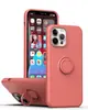 Para Apple 13 Capa de Celular com Anel Líquido iPhone15Promax Suporte Borda Reta Macia 12 Capa Protetora de Silicone