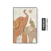 Pintura Decorativa Moderna de Elefante para Sala de Estar Textura Fantasia Pintura de Parede de Fundo para Sofá Mural Atmosférico de Entrada de Alto Padrão