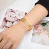 Pulsera Ajustable de Puño Cruzado Más Vendida Sello Celta Amuleto Doble Forma de X Pulsera de Acero Inoxidable