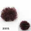 Bolsa para Peluca Afro Peluca de Fibra Química Africana Europea y Americana Bolsa para Cabello con Cordón de Oruga Flor de Bebé
