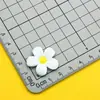 Cor Vibrante Flor de Cinco Pétalas Flor Carimbada Grampo de Cabelo Elástico de Cabelo Prendedor de Cabelo Cola Cremosa DIY Capa de Celular Acessórios de Resina