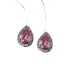 Aretes de Diamante Incrustados de Cristal para Mujer, Nuevo Estilo Popular 2026, Pendientes de Alta Gama con Agujas de Plata de Ley 925, Pendientes de Diseño de Nicho