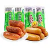Comida Halal Shuanghui Qingyifang Salchicha Hot Dog Maíz Crujiente Picante 32g Caja Completa Snacks al por Mayor Salchicha de Pollo