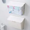 Caixa de armazenamento de absorventes para banheiro, à prova d'água, porta-papel higiênico de parede sem furar