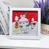 Pintura Diamante Moldura Pequena Pintura 5D Adesivo Cristal DIY Feito à Mão Mesa Presente Dia das Crianças Atacado Adesivo Diamante Gema