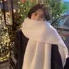 2024 Novo Lenço Xadrez Retro Estilo Japonês com Franjas Feminino de Inverno Quente Versátil para Estudante Casal