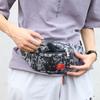 Bolsa de Cintura Dupla Camuflada Mark Esportes ao Ar Livre Grande Capacidade Bolsa de Cintura Casual Bolsa de Caixa para Negócios Bolsa Transversal Masculina e Feminina