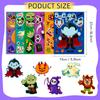 Precio FijoCompra Directa Transfronteriza 6 Hojas/Paquete Pegatinas de Cambio de Rostro de Halloween Personajes de Halloween Diversión Infantil Rompecabezas