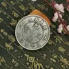 Fornecer 8,8 cm Dólar de Prata grande dólar de prata Dragão Duplo cabeça grande Guangxu Tongbao antigo fazer velho cobre branco dólar de prata atacado