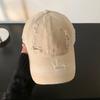 Gorra de Béisbol Retro Americana Vieja Tie-Dye Agujeros Gorra Muestra Rostro Gorra Pequeña Sombrero de Sol Infantil para Exterior Estilo Pareja
