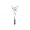 Aleación de titanio F136 circonita mariposa cilíndrico gota de agua colgante perno de cartílago piercing de titanio G23 joyería de piercing de titanio perno de oreja con rosca interna