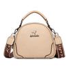 Bolso de Mano Copi Kangaroo Moda para Mujer Bolso de Mano 2024 Otoño Nuevo Cuero Suave Multicapa Alto Nivel Gran Capacidad Bolso Redondo Pequeño