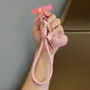 Esquema de Cores Dopamina, Cordão de Couro Trançado Espesso e Resistente para Celular, Estilo Feminino Moderno, Tira de Pulso de Cor Sólida Universal