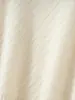 Suéter de Cashmere Puro 100% Espesso de Alta Qualidade com Sete Agulhas Dupla Fio 26S para Mulheres, Gola Redonda, Corte Justo, Suéter de Cashmere de Cintura Alta