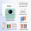 Mini Impresora Transfronteriza Pequeña Portátil Mini Bolsillo Etiqueta Foto Error Térmica Bluetooth