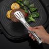 Pinza para alimentos de acero inoxidable 304 para bistec frito especial, pinza para barbacoa, pinza para pan, pinza para alimentos para barbacoa, cocina doméstica antiquemaduras