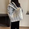 Bolsos de Mujer de Moda Este Año 2026 Nuevo Estilo Coreano Bolsos Acolchados de Algodón Bolsos de Mano Versátiles de Moda de Gran Capacidad Bolsos de Hombro para Mujer