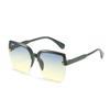 Novos Óculos de Sol Femininos de Estilo Coreano com Armação Grande Quadrada, Letra H, Estilo Street, para Exterior, com Proteção UV