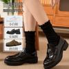 Calcetines con Volantes de Encaje para Mujer, Estilo Delgado de Verano, Calcetines de Media Pantorrilla para Zapatos de Cuero, Malla Hueca, Anti-Olor, Transpirables, Calcetines de Maternidad de Verano