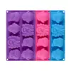 Formas de silicone para chocolate clássicas e populares, um conjunto de múltiplas formas para confeitaria caseira, formas para sobremesas francesas, atacado