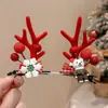 Accesorios para el Cabello de Navidad Pinzas para el Cabello de Reno Lindos para Niños y Adultos Pasadores de Papá Noel Diademas Adornos Pinzas Pequeñas Tocados