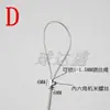 Crimpadora de Cable de Doble Agujero Shenzhen Clip de Bloqueo de Cable de Acero para Luz de Acuario Hebilla de Bloqueo Crimpadora de Cable para Tendedero Extremo de Cable para Colgar Cuadros Tarjeta Publicitaria