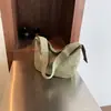 Nova Bolsa de Grande Capacidade Bolsa Transversal Moda Feminina Estilo Preguiçoso Bolsa Tote Tecido de Nylon Literário Bolsa de Ombro Estilo Coreano
