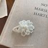 Corea del Sur Ins Nuevo Estilo Super Hada Blanco Encaje Flor Horquilla Moda Estilo Chanel Flequillo Accesorios para el Cabello Más Modernos para Mujeres