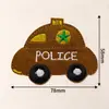 Parches Bordados de Coches de Dibujos Animados, Parches Bordados por Computadora Multicolores para Decoración de Ropa Infantil, Suministro Transfronterizo