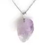 Amatista Rosa Cristal Piedra Cruda Gema Colgante Collar Transfronterizo Amazon ebay Joyería de Comercio Exterior al por Mayor