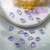 Rinestones para Uñas Ice-Clear Tendencia Verano Coloridos Rinestones de Base Puntiaguda Rinestones Transparentes Irregulares Rinestones Rectangulares de Corazón Ovalados para Uñas