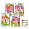 LB165 Fazenda Animal Amazon Cavalo Vaca Porco Ovelha Festa Saco de Presente de Papel Kraft Doce + Kit de Adesivos