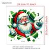 Pegatinas de Santa Claus Rompiendo la Pared de Navidad 2025 para Inodoro Listado y Etiquetado de Soporte en las Principales Plataformas Transfronterizas para Dropshipping