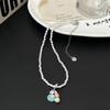 Nuevo Verano Playa Hecho a Mano Personalizado Cuentas Color Concha Caracol Colgante Nicho Tendencia Moda Collar Aretes