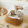 Bolsa de Maquillaje para Mujer con Forma de Almohada, Estilo Nuevo Transfronterizo, Bolsa de Tocador de Viaje de Gran Capacidad, Bolsa de Maquillaje, Bolsa de Almacenamiento tipo Acordeón, Impermeable