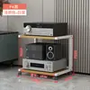Rack Amplificador Estilo Guarda-corpo Suporte para Amplificador Válvulado Suporte Lateral para Caixa de Som na Sala de Estar Gabinete para CD Player Vinil Rack de Armazenamento