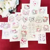 Adesivo de Tatuagem HelloKT Menina Fofa Coração Sanrio À Prova D'água Duradouro Estudante Decorativo Adesivo de Tatuagem Cartoon
