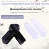 Preto e Branco Transparente Tampa de Empurrar Plano Selo de Nome Caixa de Selo Caixa de Selo Único Caixa de Selo Posicional/Pequena Plana 7*60mm