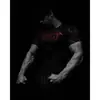 Serie de estilo gótico popular camiseta de compresión deportiva para hombre, camiseta de compresión de manga corta para fitness, ciclismo, running
