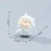 Lindos peluches de oveja y capibara, adorables figuritas en miniatura, accesorios decorativos para manualidades, pequeños adornos para escritorios e interiores de automóviles